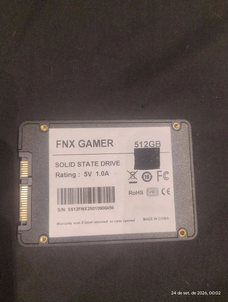 Ssd 512gb perfeito 