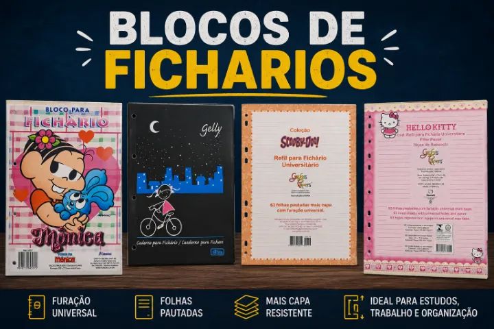 BLOCOS DE FICHARIOS