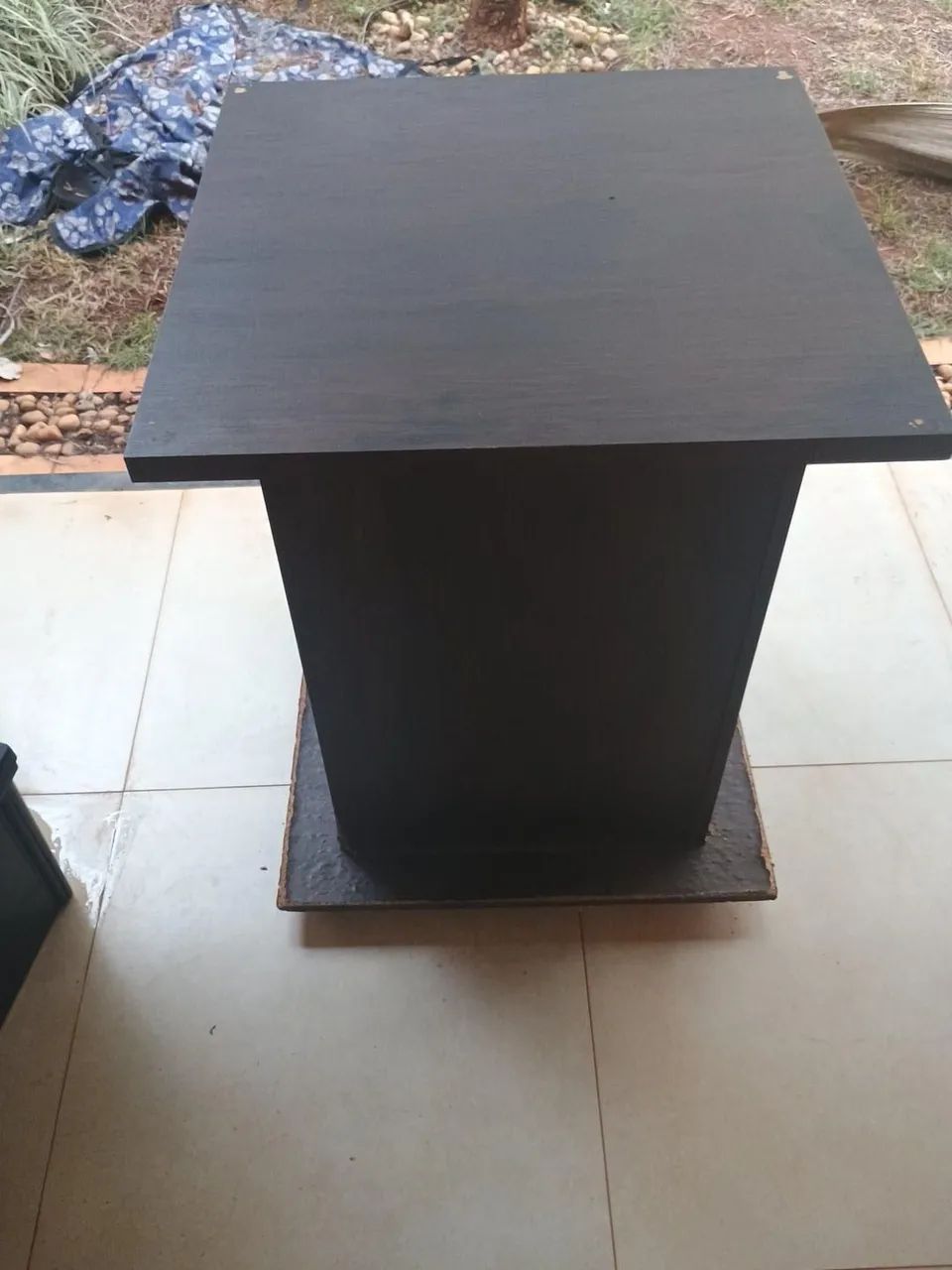 Mesa / Móvel de Apoio Marrom Escuro - Foto 2