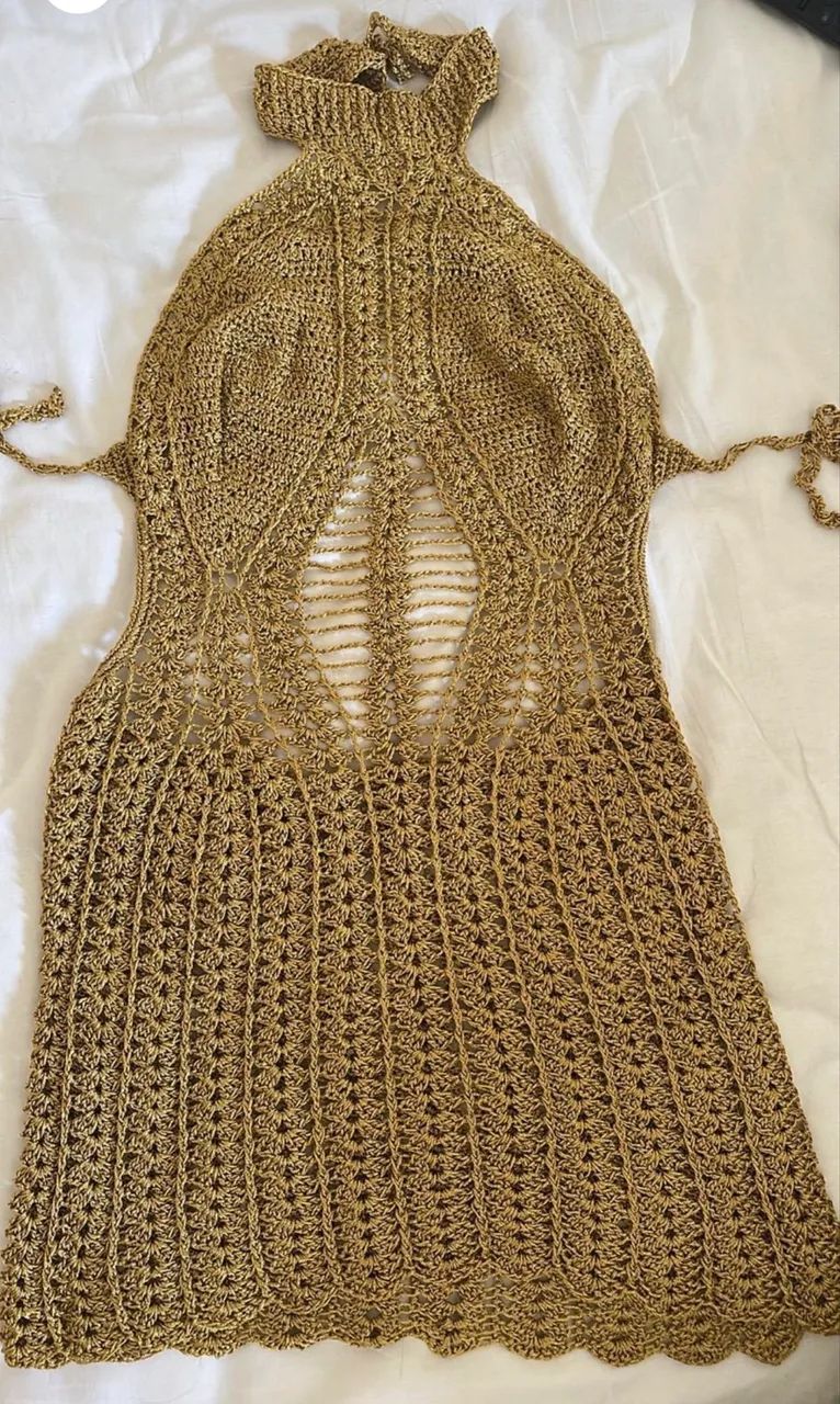 Vestido crochê handmade - Foto 2