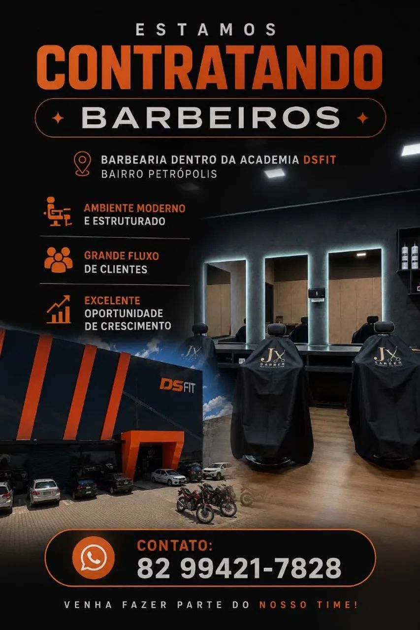 Faça Parte da Nossa Equipe | Vaga para Barbeiro