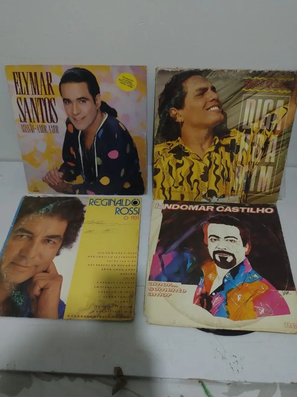 Vinyl Records Lot 08 LP MPB Brazilian Styles Brega Reginaldo Rossi Edinho Queiros Lindomar