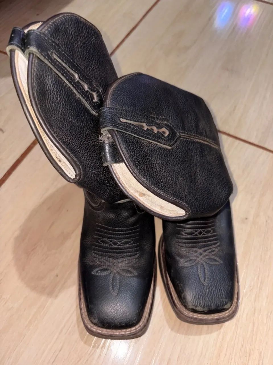 Bota texana couro legítimo  - Foto 3