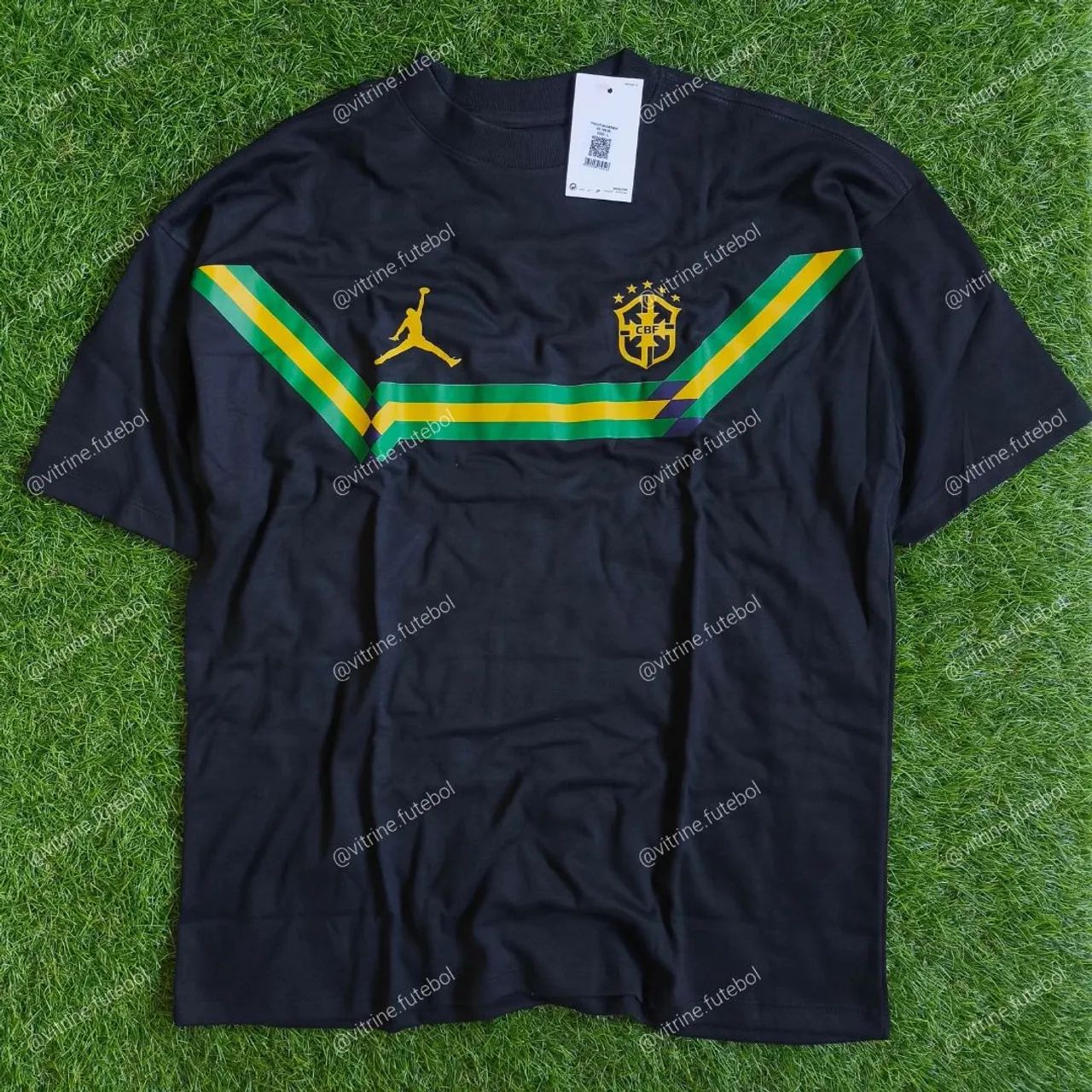 Camisa Brasil Oversized 100% Algodão 