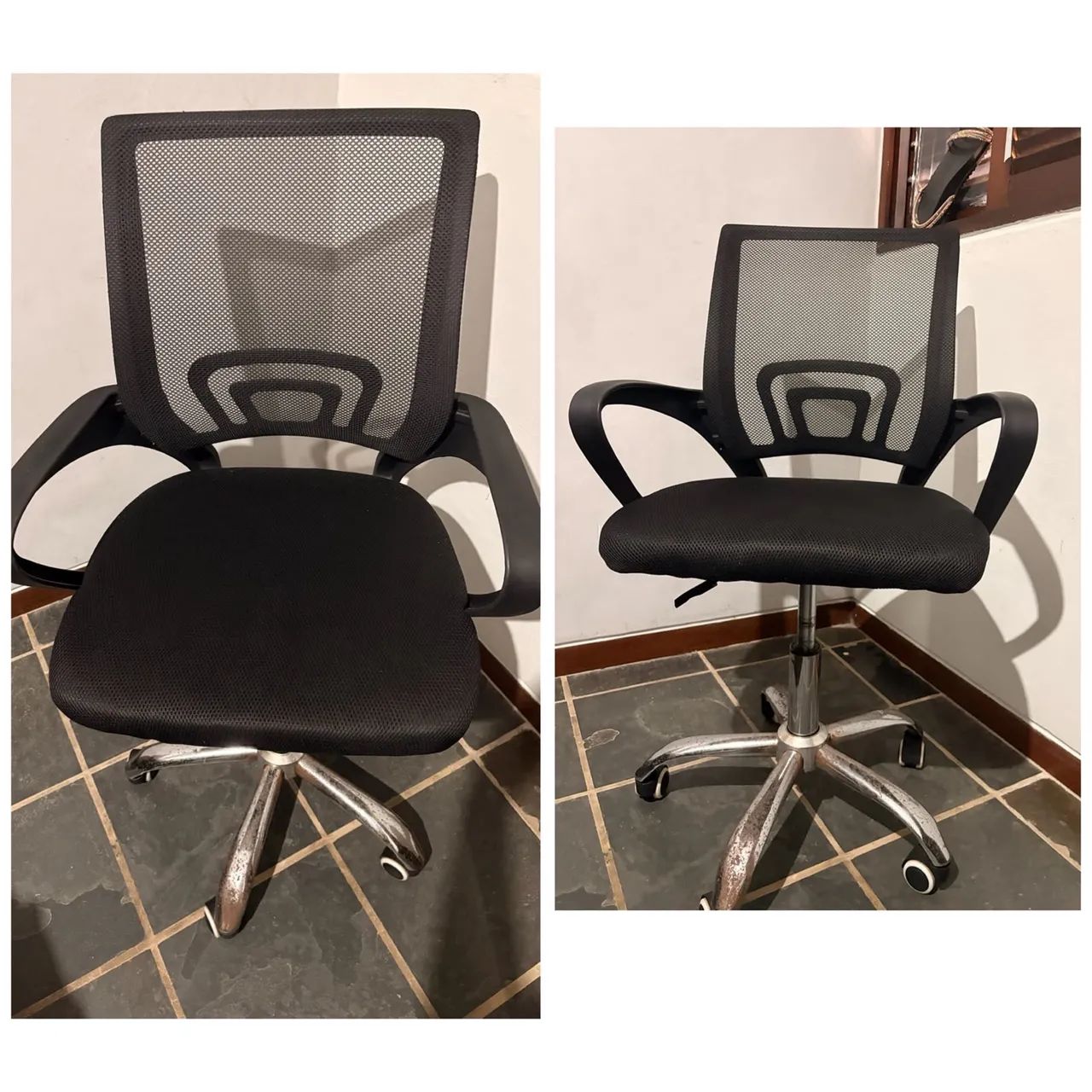 Cadeira de Escritório Mesh Preta