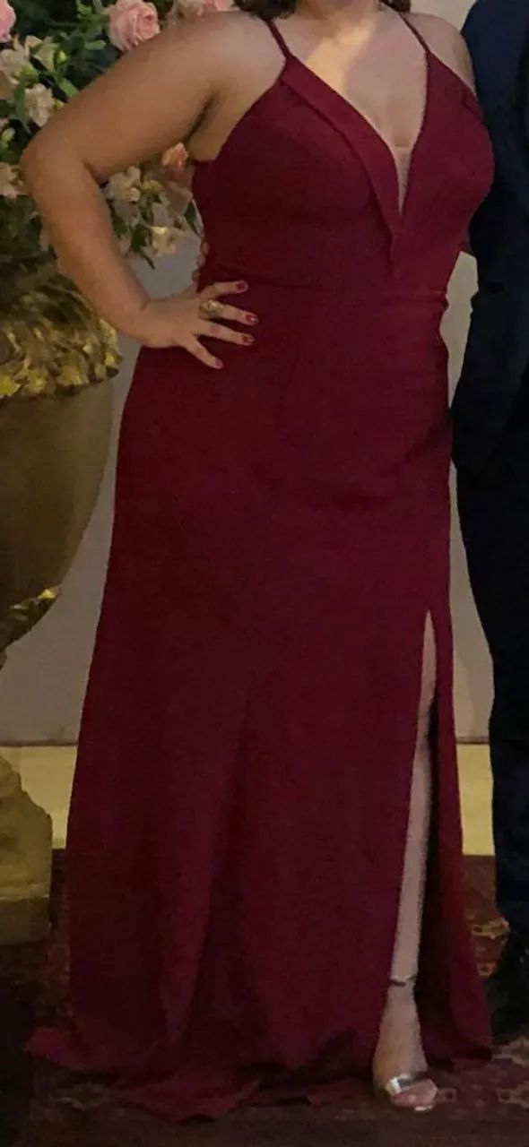 Vestido de festa marsala - Foto 5