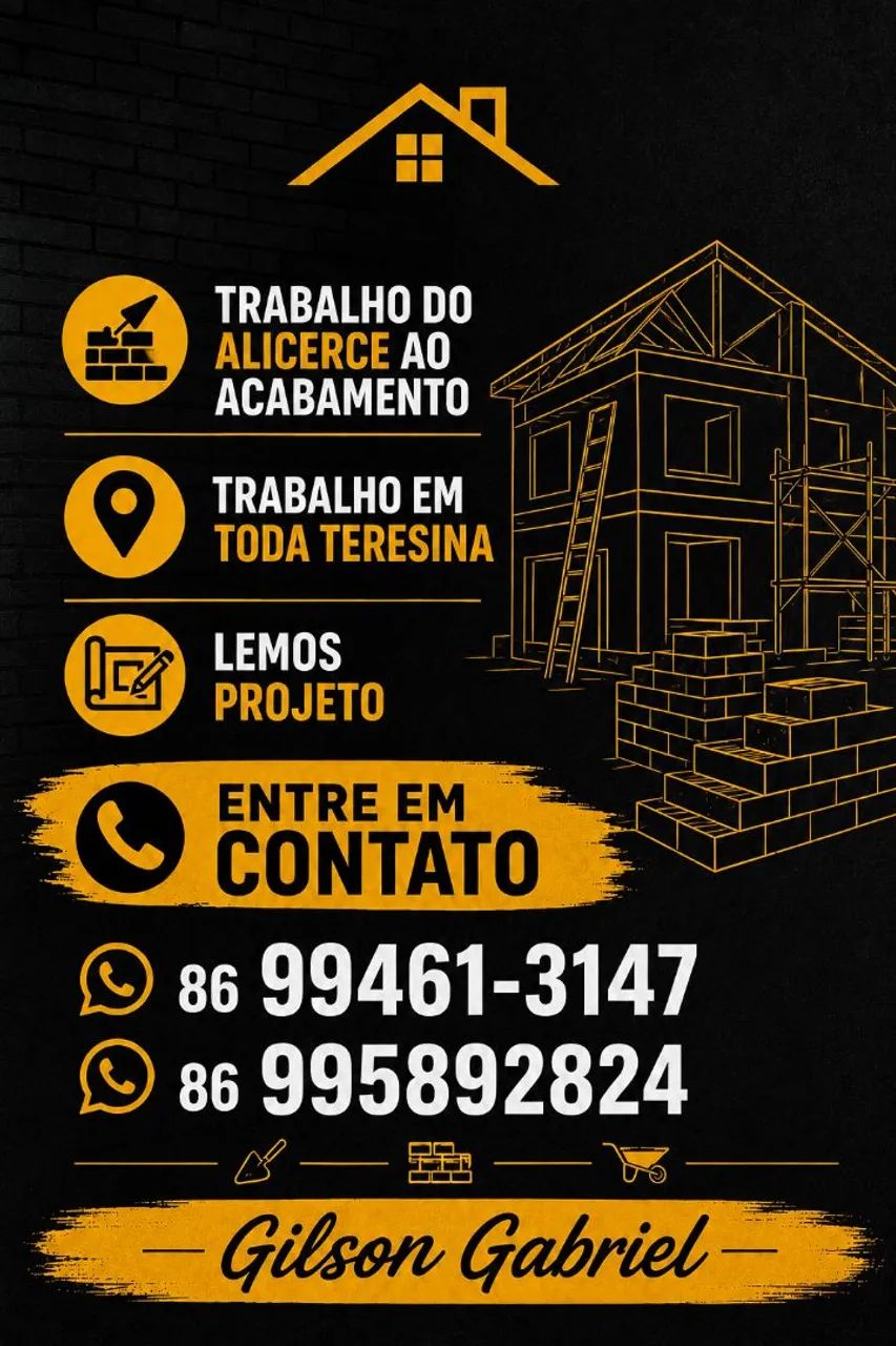 Pedreiro disponível 