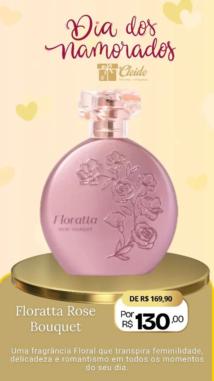 Floratta Rose Bouquet Desodorante Colônia 75ml - Foto 5