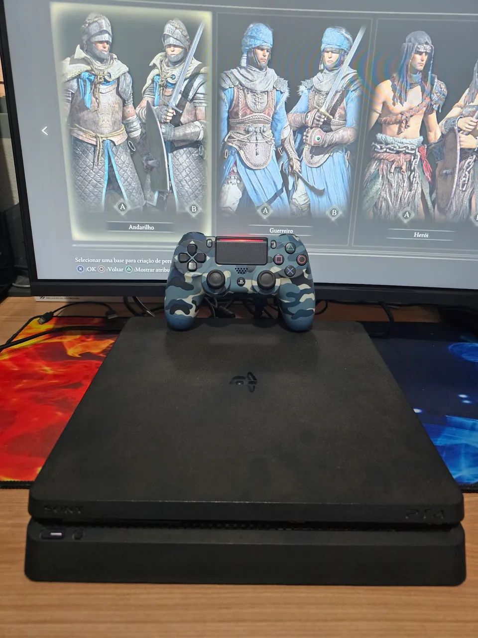 PS4 500GB 1 CONTROLE E 1 JOGO - Foto 4