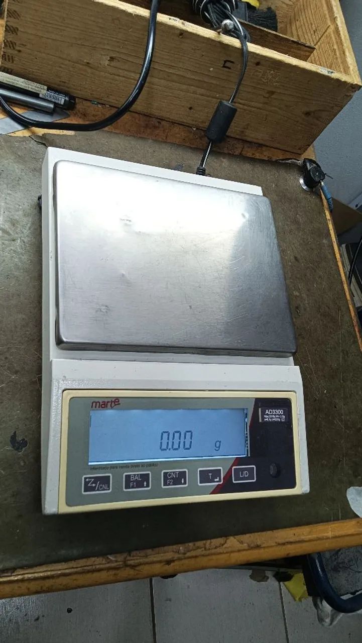 Balança marte ad3300, 3100g X 0,01g - Foto 3
