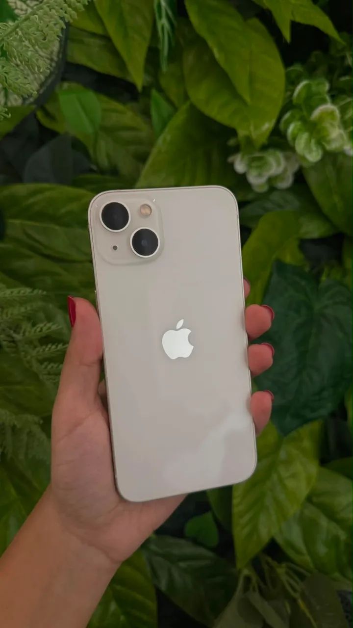 iPhone 13 128GB Branco Impecável + Caixa e Acessórios