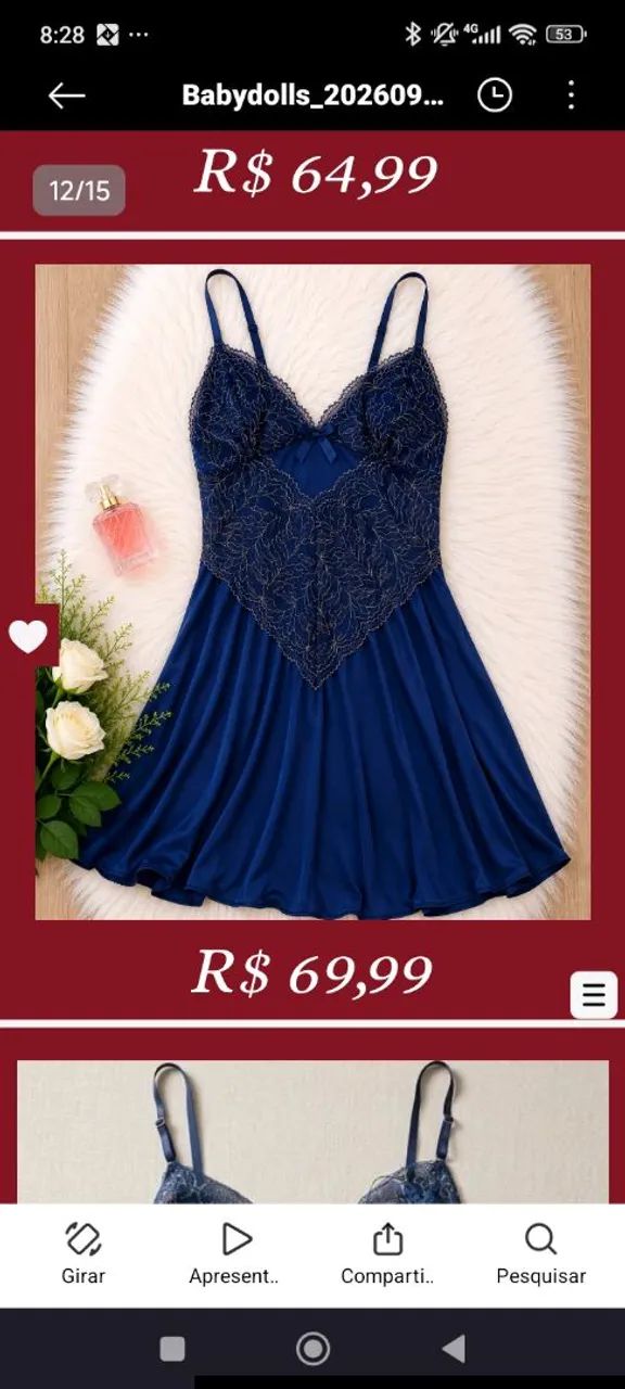 Baby dolls elegantes sofisticados - Foto 2