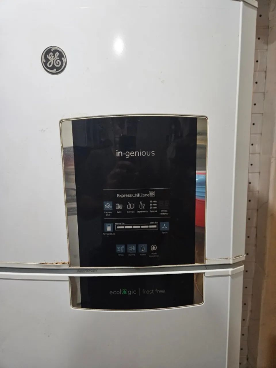 Geladeira GE Ingenious Frost Free Duplex 403 Litros