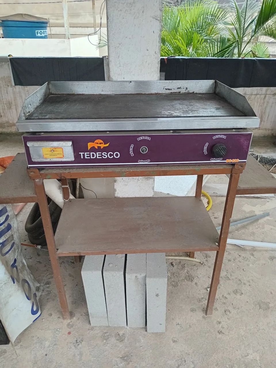 Chapa tedesco bg82g c suporte  - Foto 2