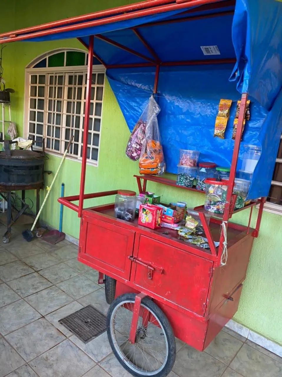 Vendo carrinho de ferro puro para venda de produtos  - Foto 3
