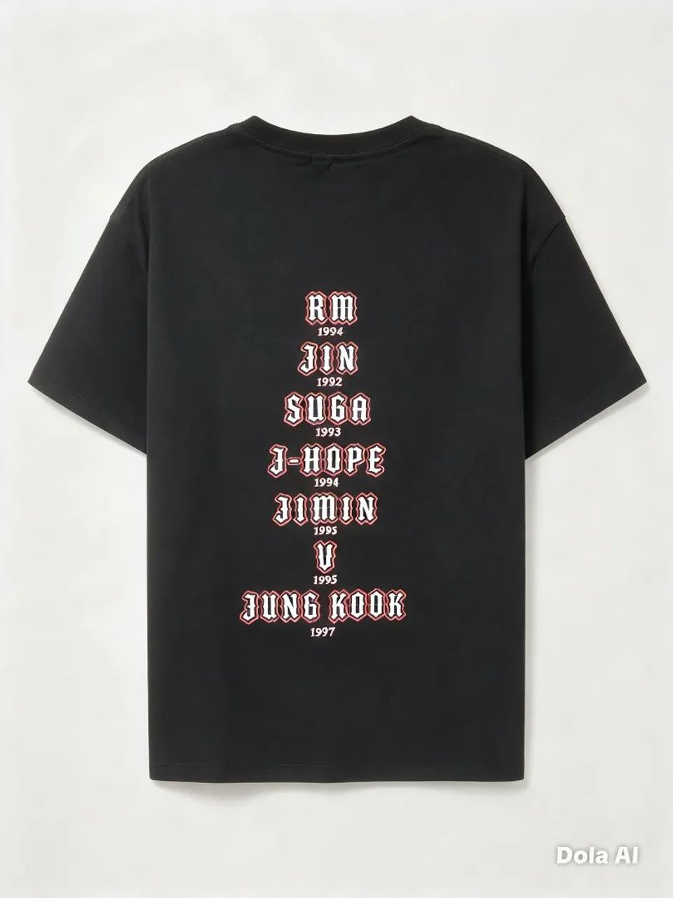 Camiseta BTS Integrantes  P, M, G  - Foto 2