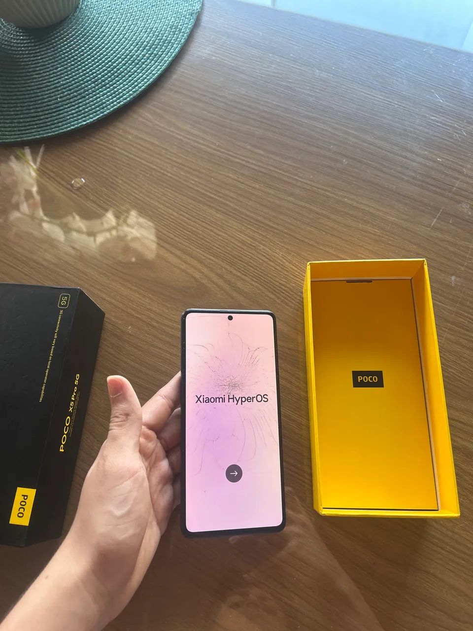 Vendo poco x5 pro funcionando tela quebrada - Foto 3