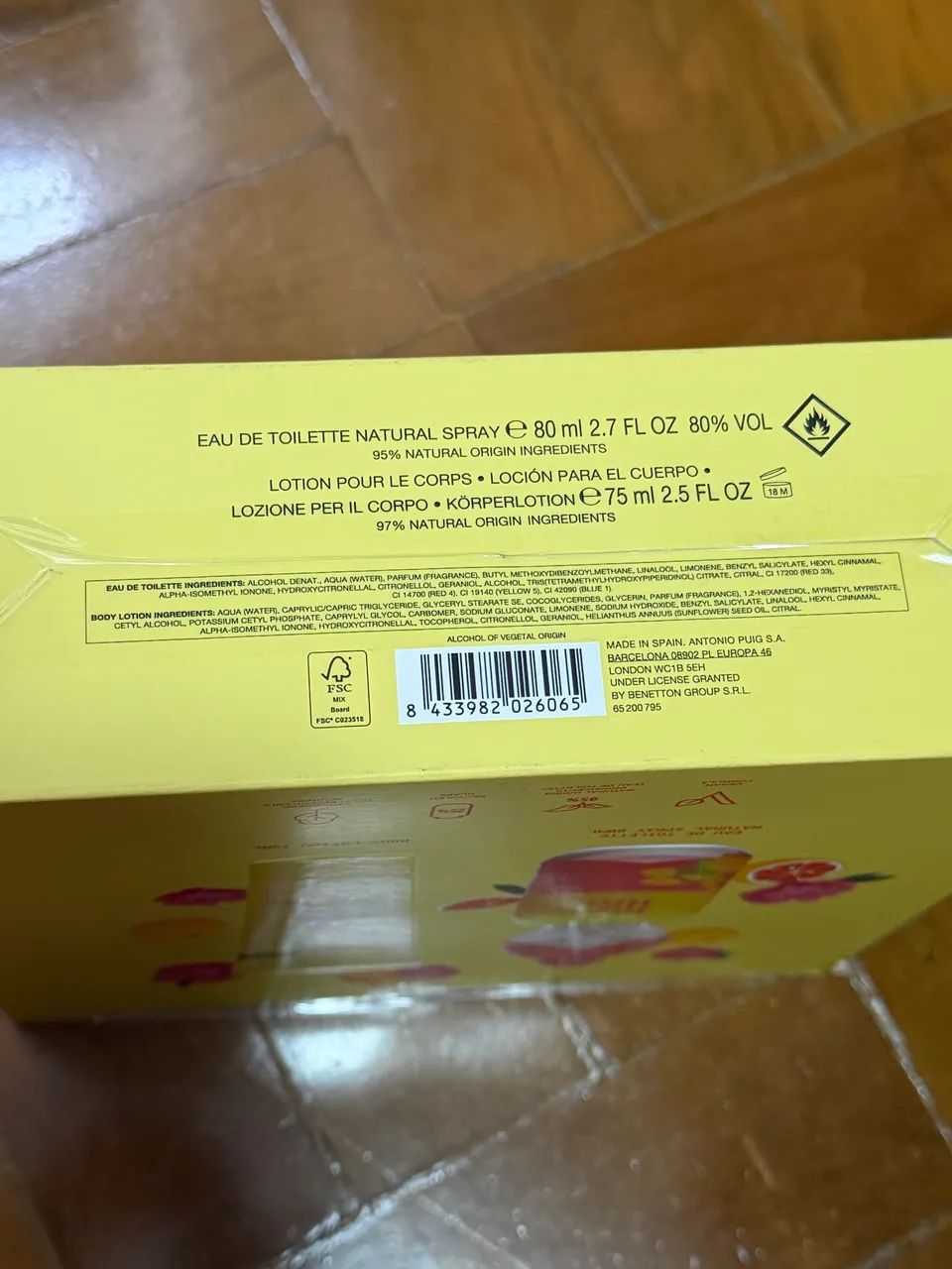 Kit Benetton perfume e creme hidratante lacrado - Foto 2