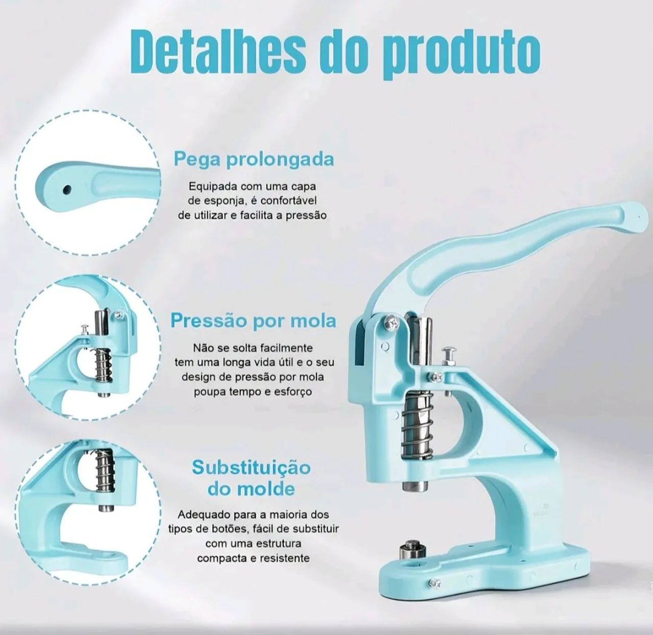 Ilhoseira. Maquina de ilhós - Foto 5