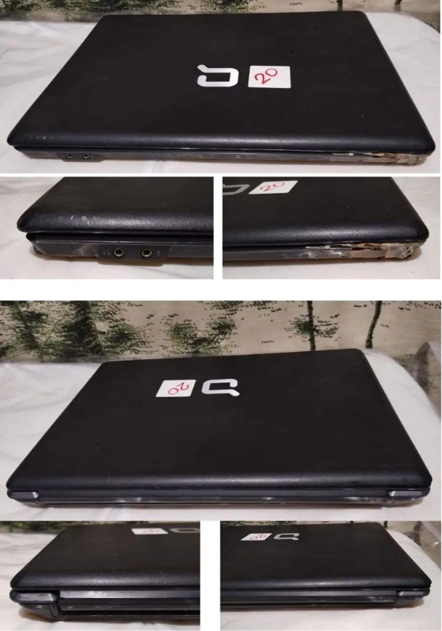 Cód.20) 1un. Notebook Compaq Presario C770BR usado - Foto 2