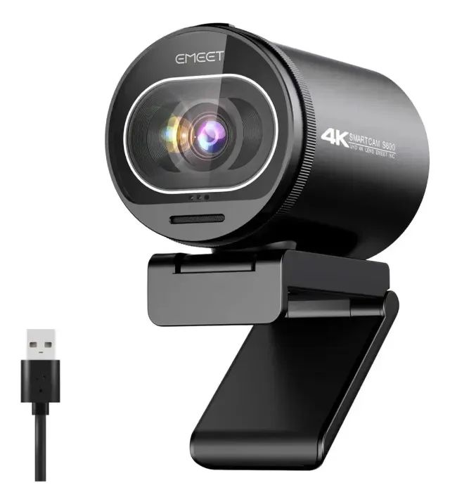 Webcam Emeet S600 4k , extremamente nova !
