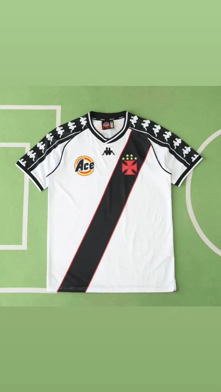 Camisa retrô do vascão 