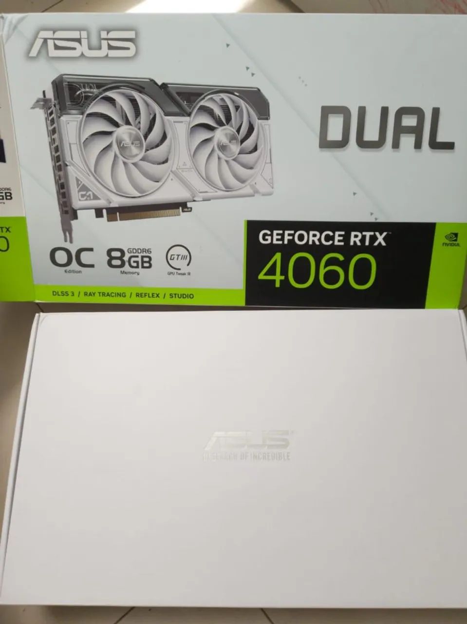 Rtx 4060 branca Asus Evo Oc garantia 2 anos e Nota Fiscal