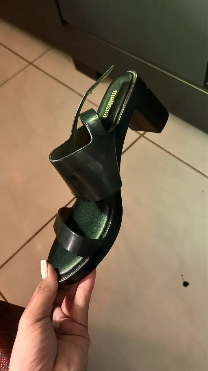 Salto MELISSA Classy High preta - Foto 3