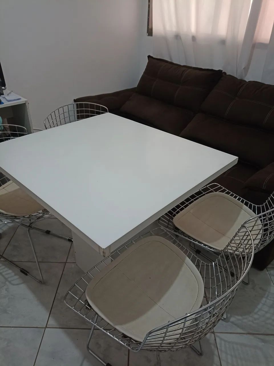 Mesa com quatro cadeiras watts * - Foto 5