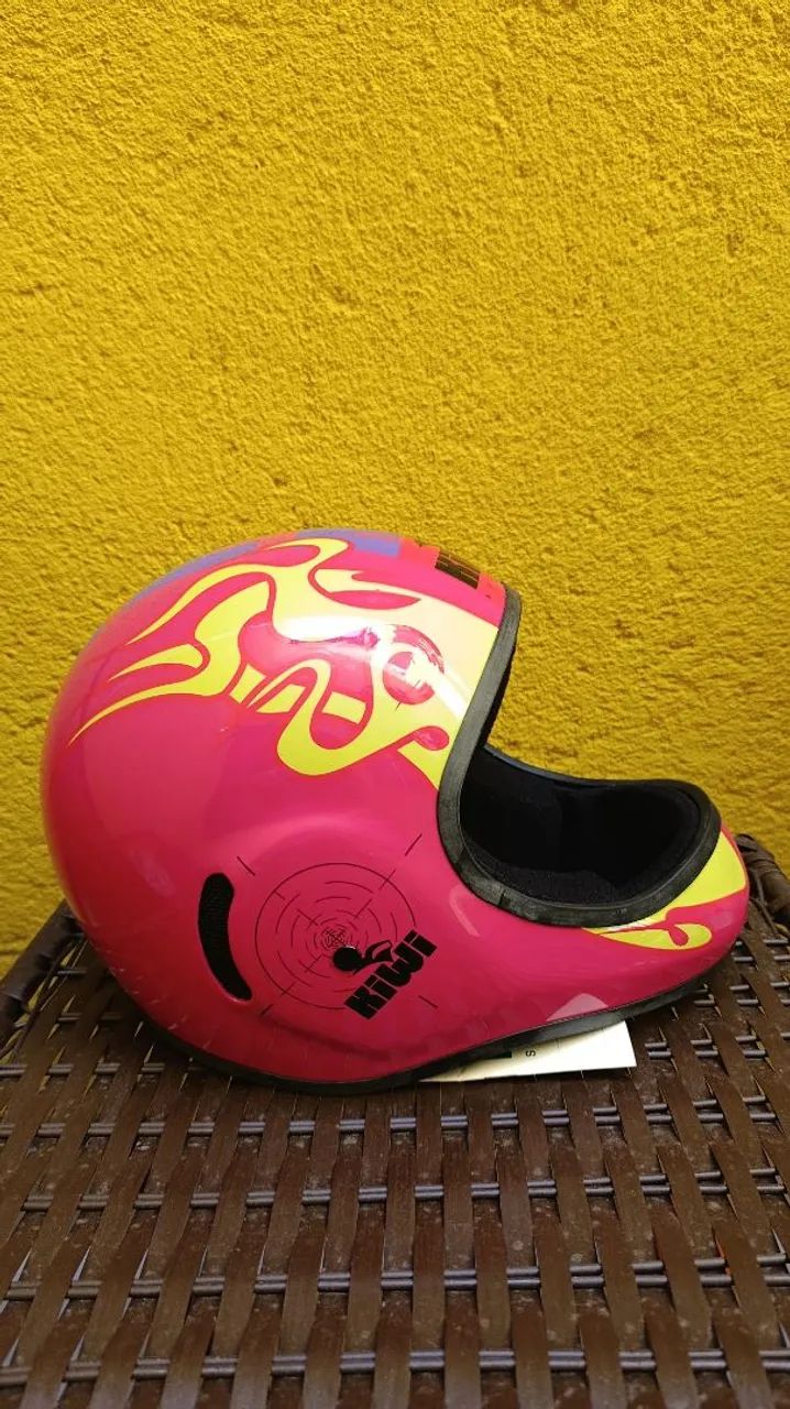 Capacete Kiwi Sports Colorido Full Face Tamanho S 54 - Novo - Foto 3
