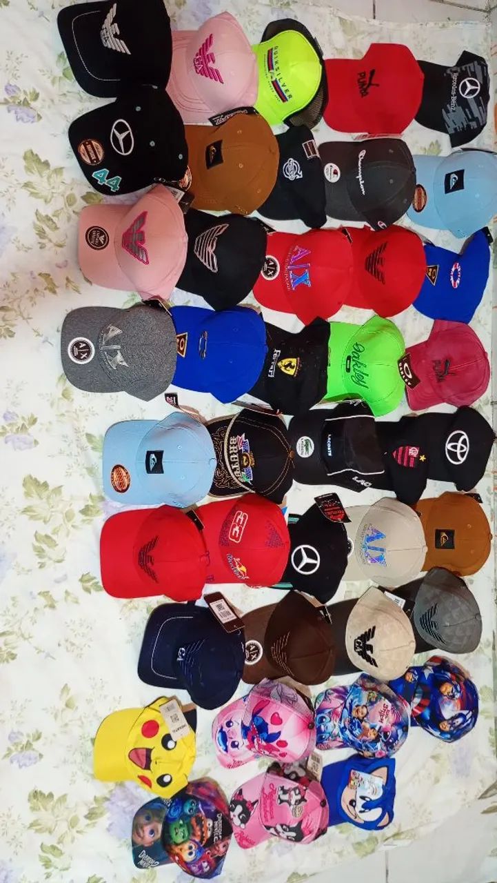 BONÉS NOVOS - DIVERSOS MODELOS E CORES! - Foto 2