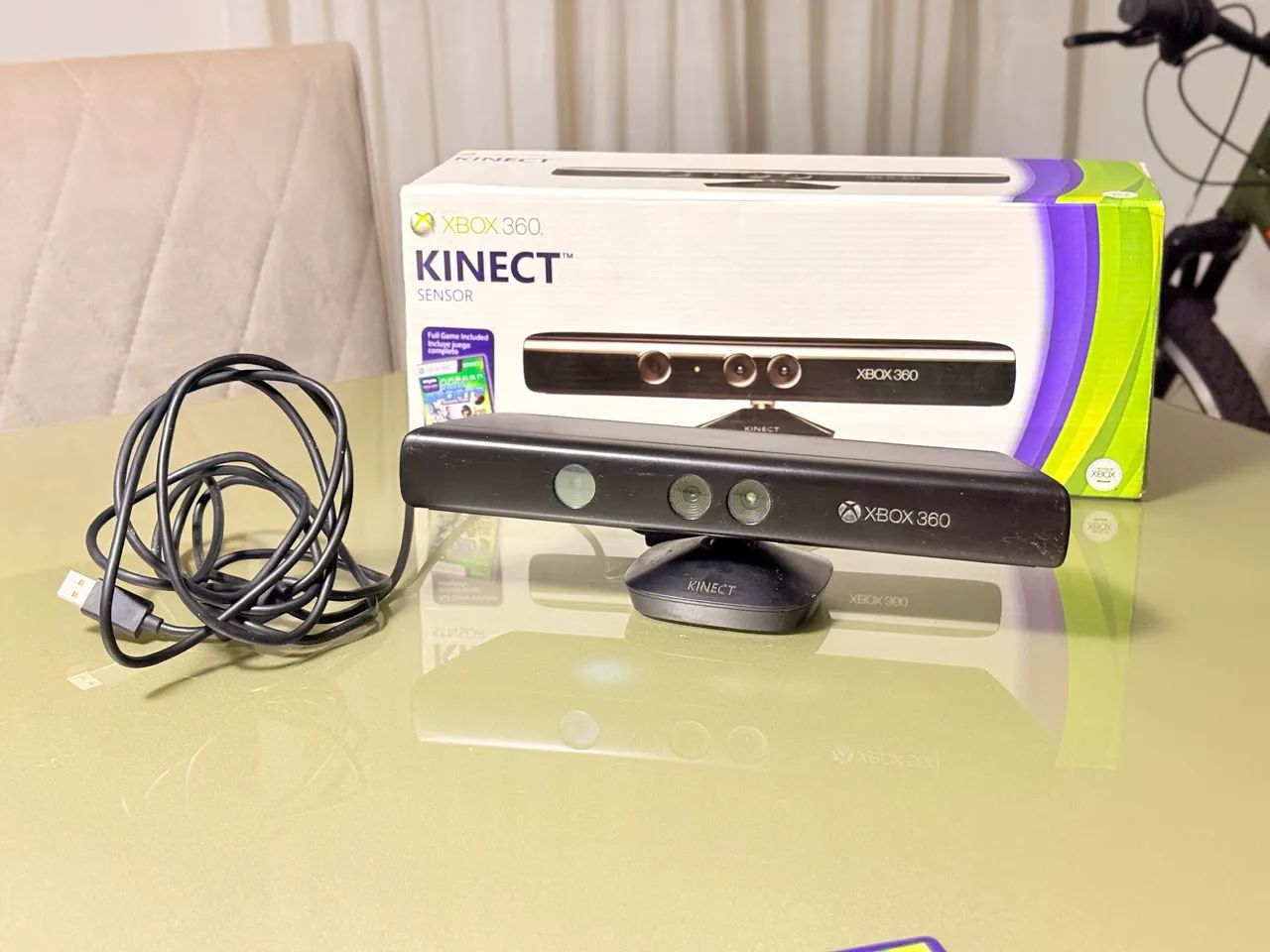 Xbox 360 Kinect + 6 Jogos - Usado em Bom Estado - Foto 3