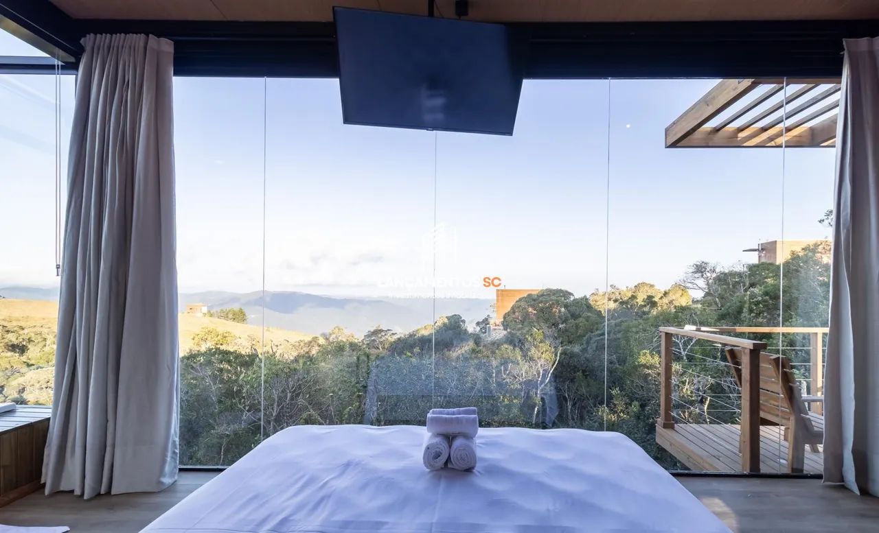 Cabana 100% mobiliada, condomínio de altitude em Anitápolis - Foto 3