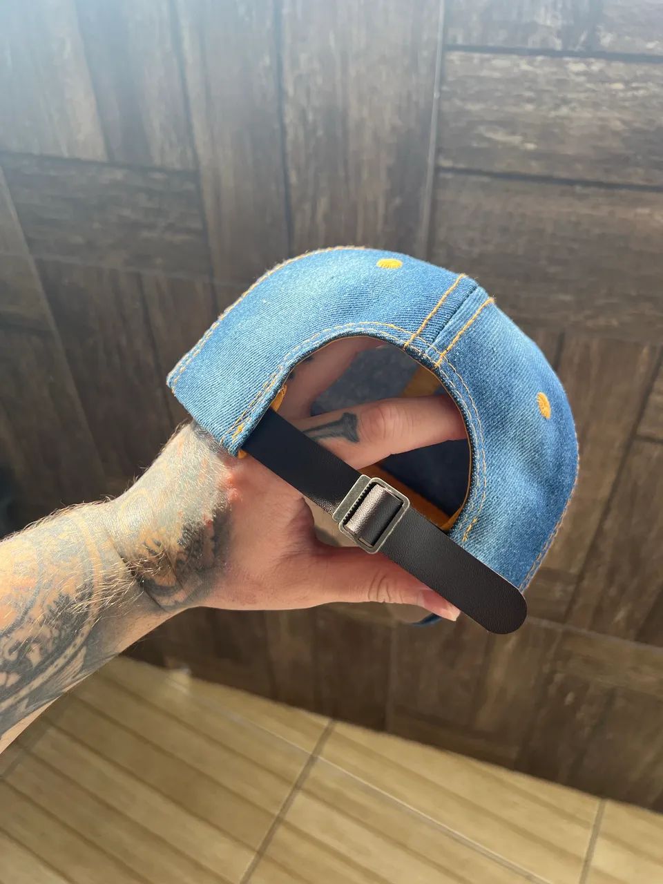 Boné Jeans Azul (Novo) - Foto 4