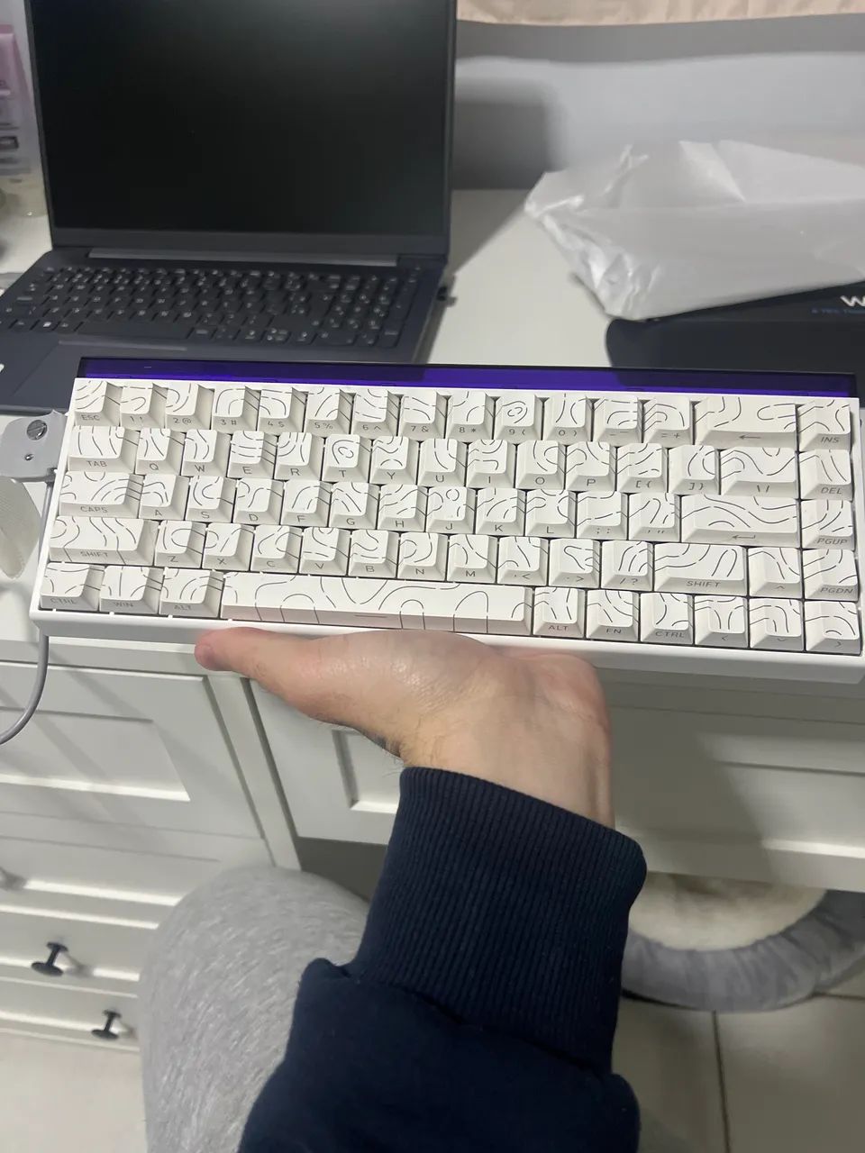 Teclado magnético AULA Hero68HE - Foto 3