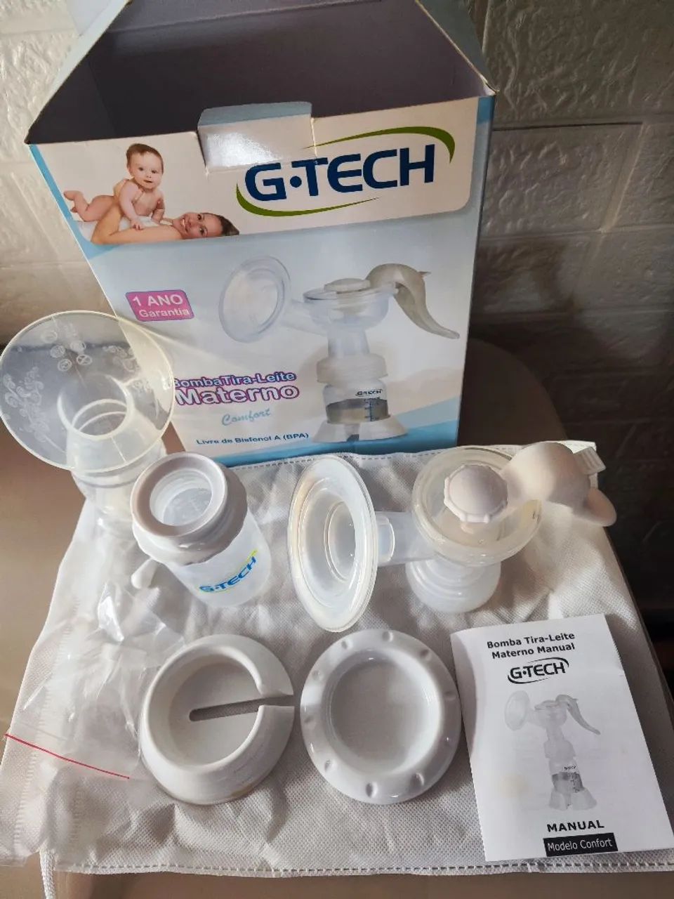 Bomba de leite gtech manual