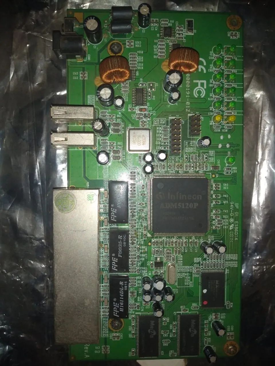 Placa ad5120 compativel com openwrt Linux duas USB ports com mais de 12 gpios leds Rede 10 - Foto 2