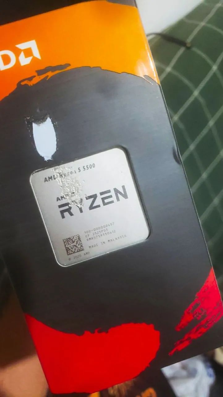 Processador amd ryzen 5500 novo na caixa - Processadores