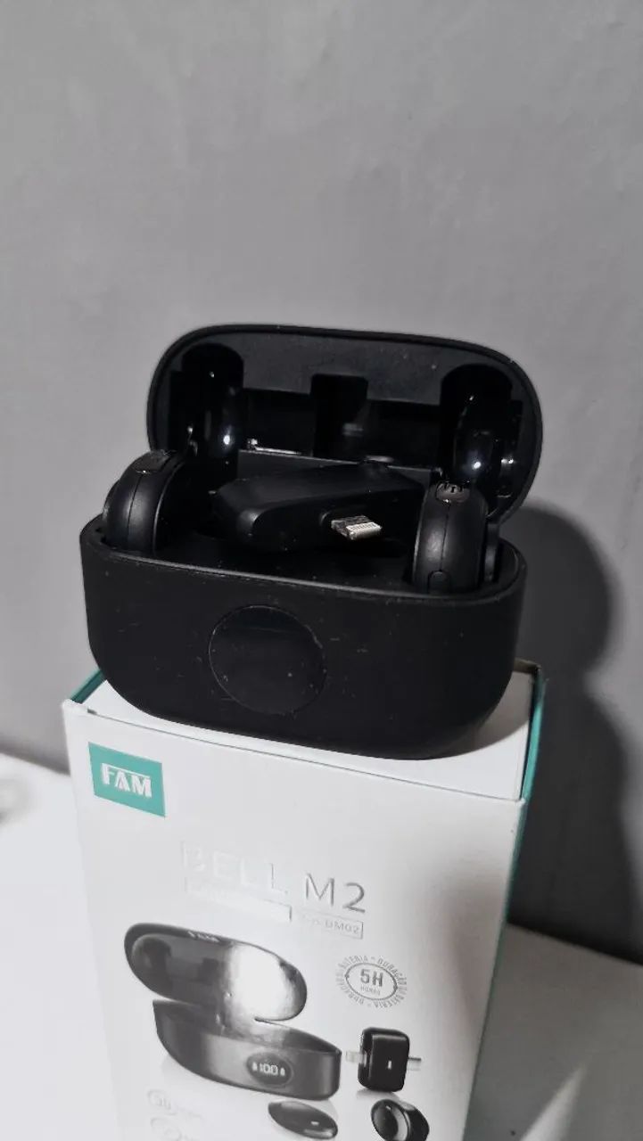 microfone de lapela Fam Bell M2, - Foto 2