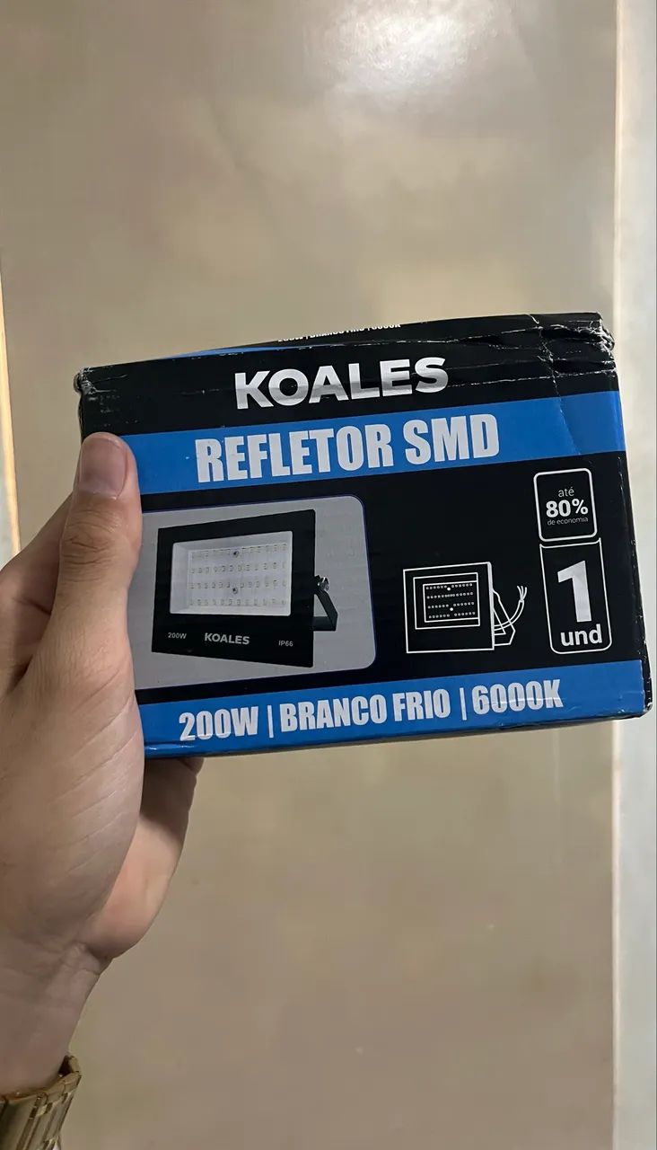 Refletor 200w - NOVO - aceito cartão 