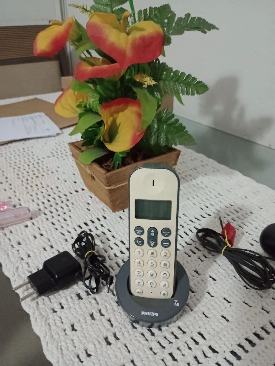Telefone fixo sem fio Philips  - Foto 4