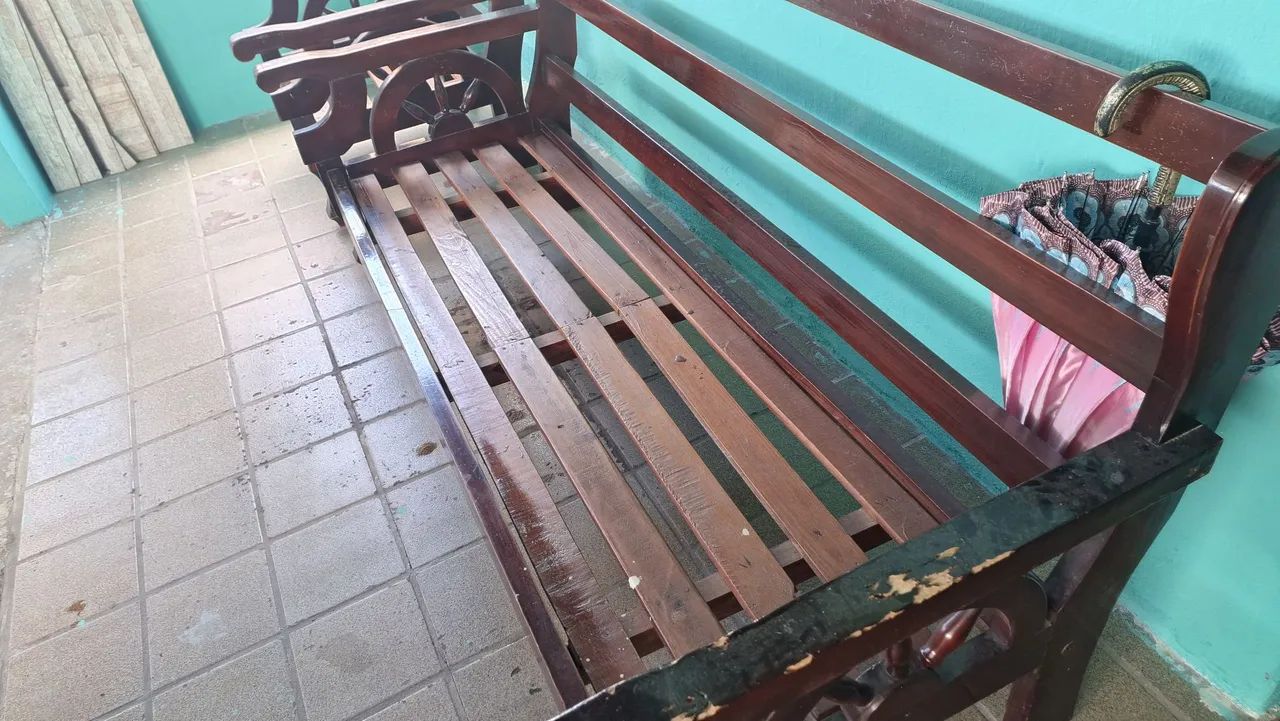 Sofá e poltrona estilo vintage