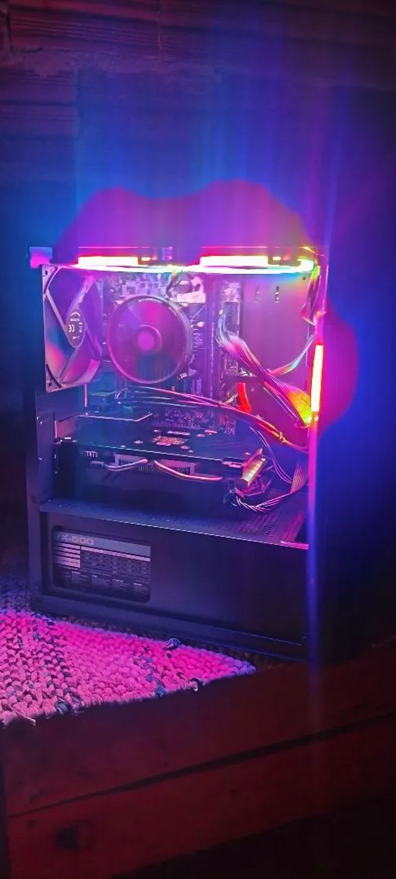 VENDO GABINETE COM RX 580 E OUTRAS PEÇAS  - Foto 5