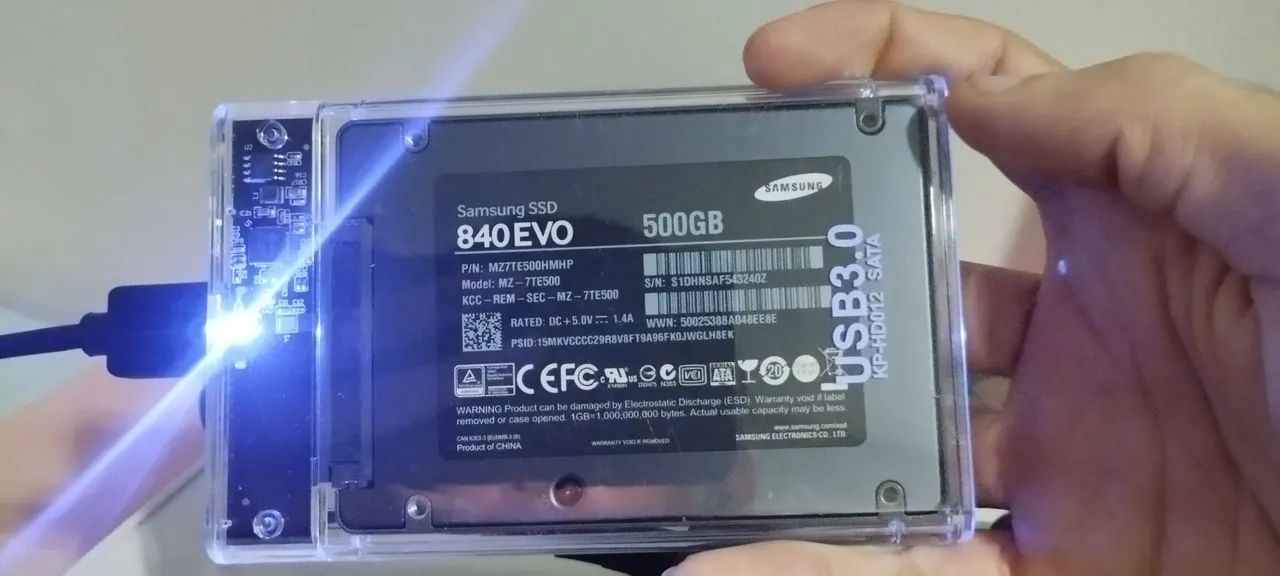 SSD Samsung 500gb - Foto 2