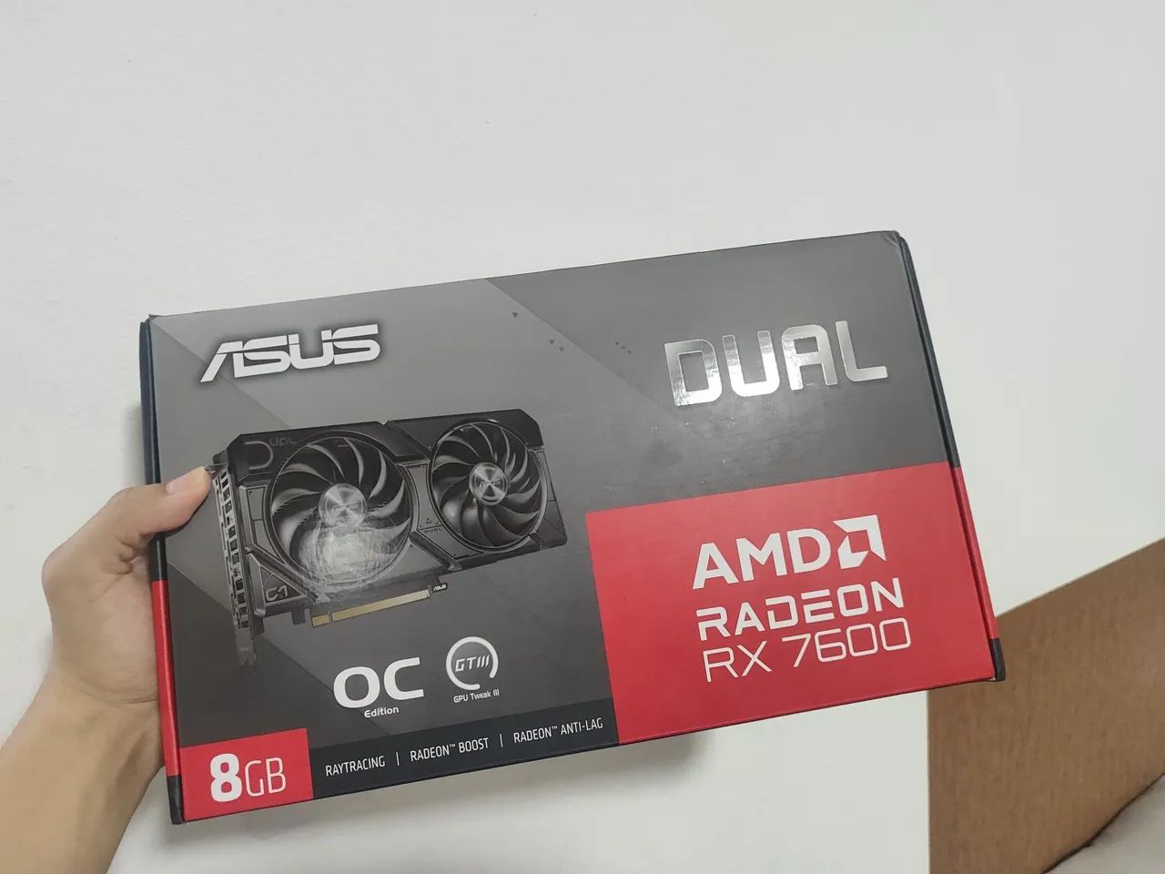 Troco Rx 7600 Asus dual evo OC COM GARANTIA - Foto 2