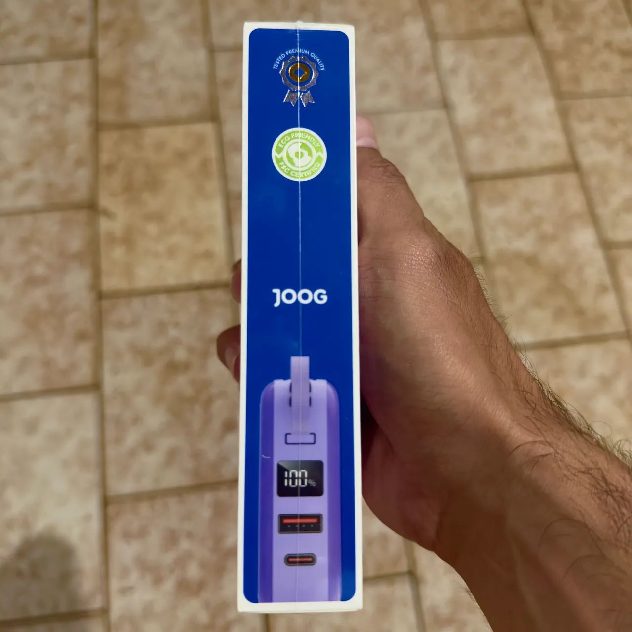 Power Bank Carregador Portátil 10000mah 22,5w Joog Novo Lacrado - Foto 2