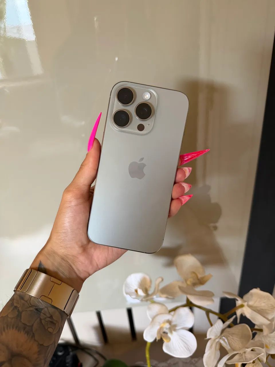 iPhone 16 Pro 256gb Titânio Natural  - Foto 3
