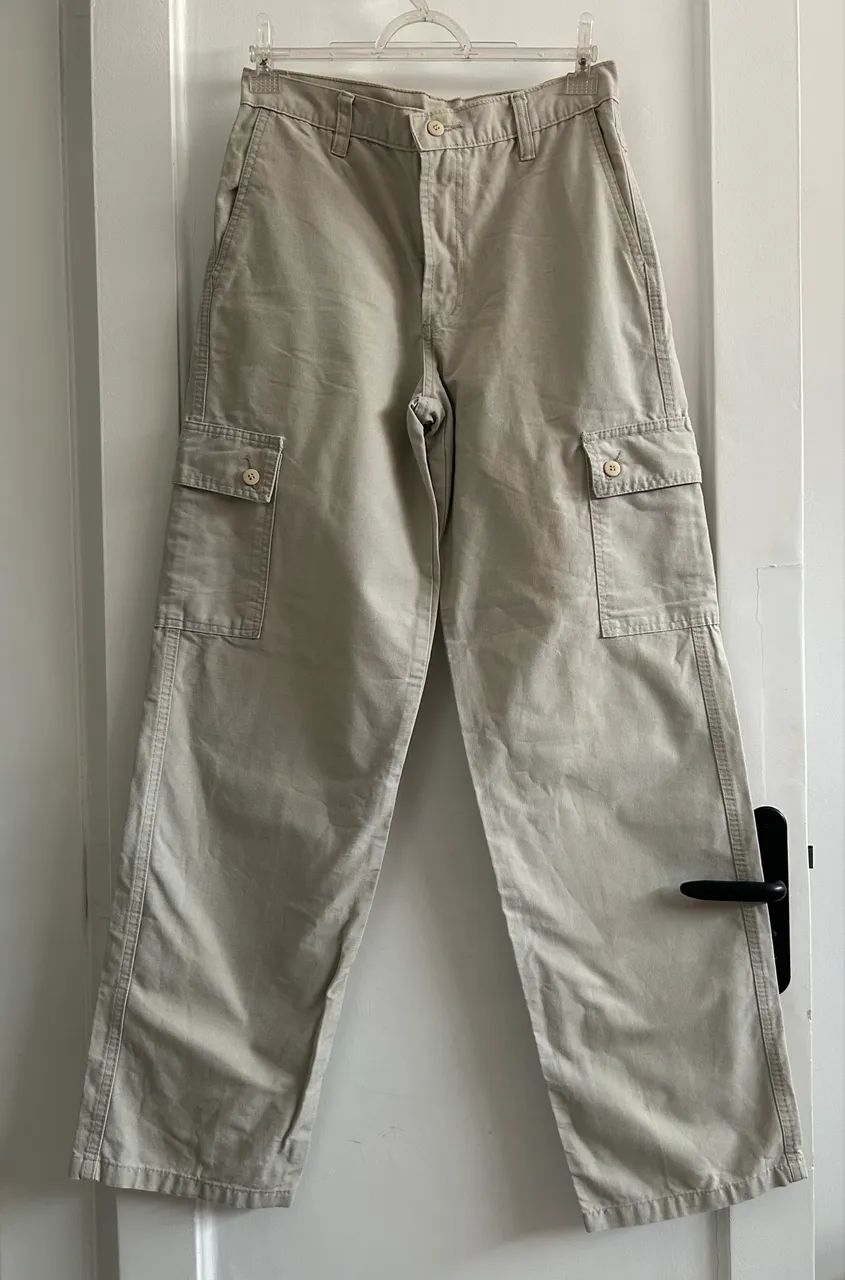 Calça cargo bege 
