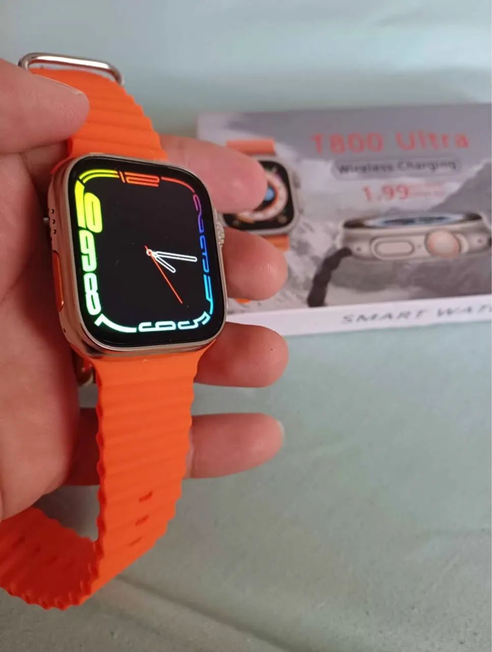 Relógio smartwatch T800 ultra