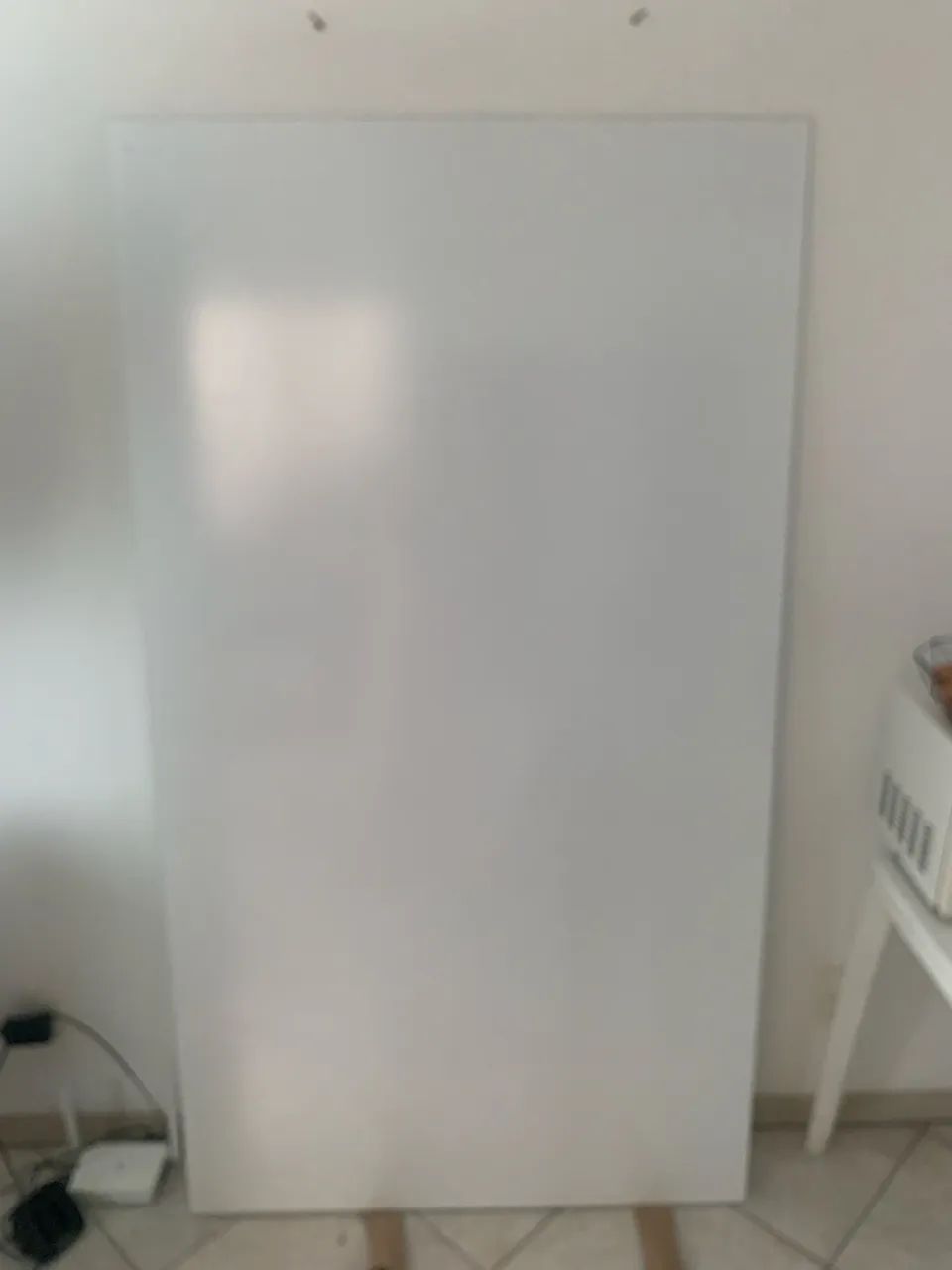Vidro bisotê 8mm com película branca 